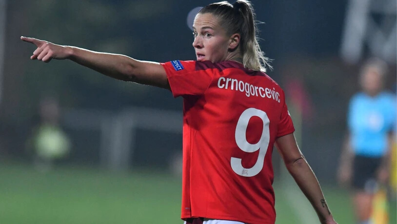 Ana-Maria Crnogorcevic erzielte ihren 60. Treffer im Schweizer Trikot