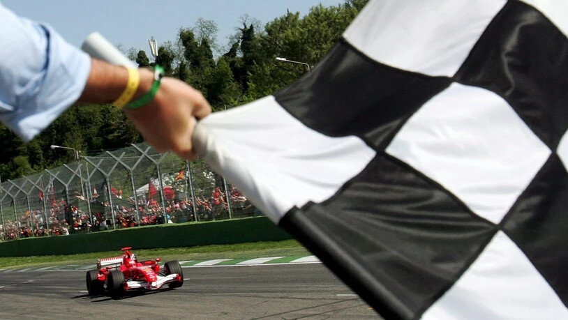 In Imola wurde in der Formel 1 vor 14 Jahren zum letzten Mal die karierte Flagge als Signal für das Rennende geschwenkt