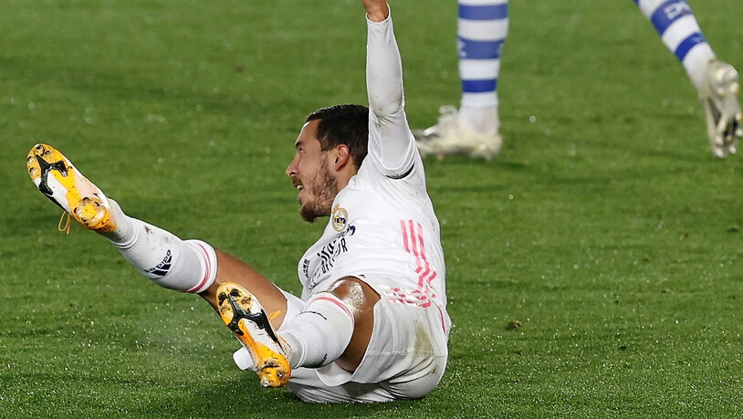 Real Madrids Stürmer Eden Hazard ist wieder verletzt - diesmal am Oberschenkel