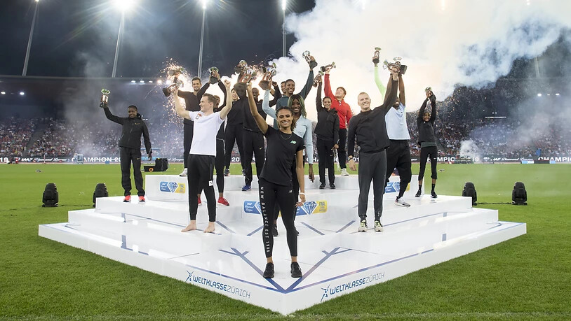 Die Ehrung der Diamond-League-Sieger 2019 im Letzigrund-Stadion