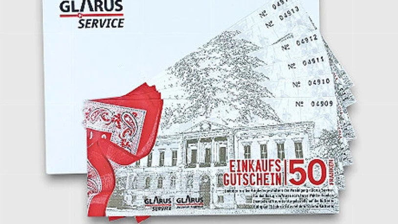 Gültig fast überall: Die Geschenk-Gutscheine von Glarus Service.