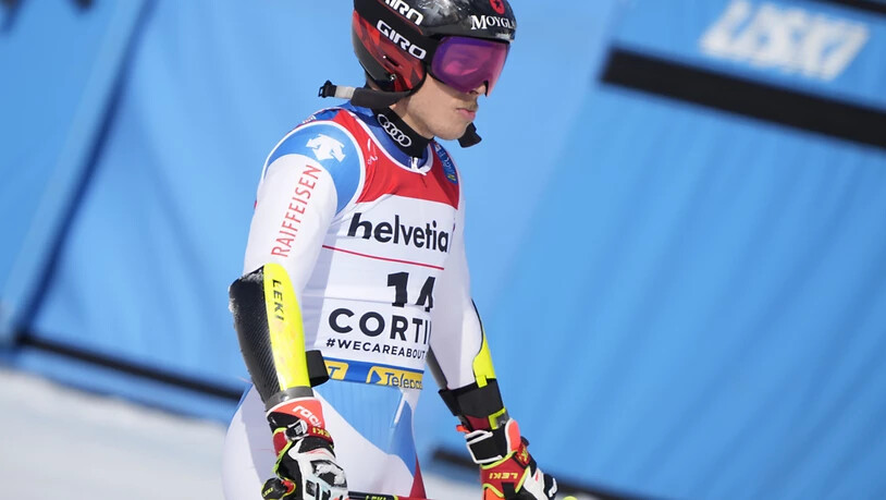 Gino Caviezel war der dritte ausgeschiedene Schweizer im ersten Lauf