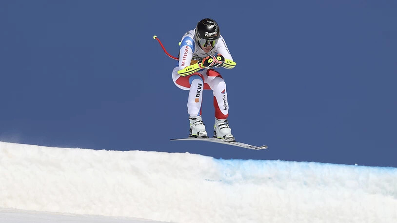 Lara Gut-Behrami unterwegs auf der Piste La Volata in Val di Fassa, wo erstmals ein Weltcuprennen stattfand