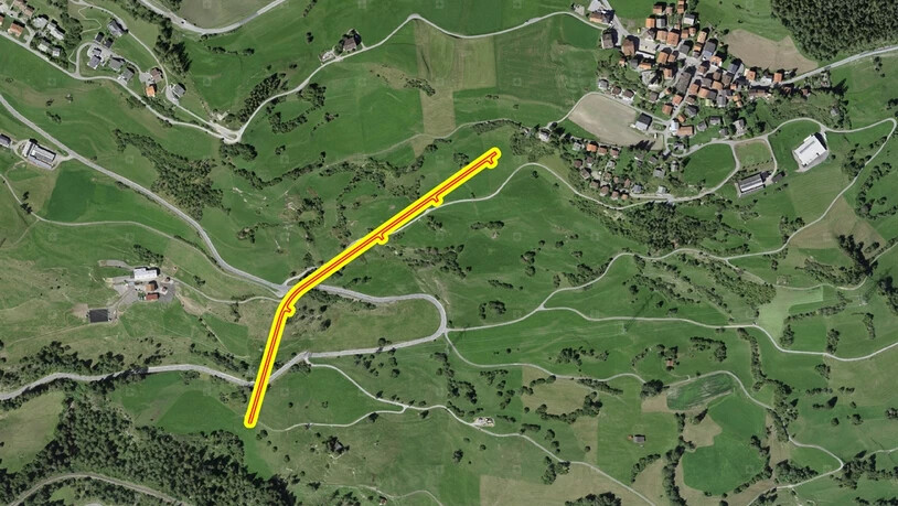 Der geplante Sondierungsstollen in Brienz/Brinzauls soll über 600 Meter Länge neue Erkenntisse über den Brienzer Rutsch liefern.