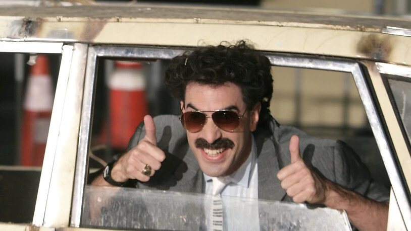 ARCHIV - Schauspieler Sacha Baron Cohen in der Rolle des Borat. Foto: Matt Sayles/SAYLES/AP/dpa