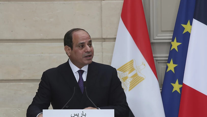 ARCHIV - Abdel Fattah al-Sisi, Präsident von Ägypten, im Dezember bei einem Besuch in Frankreich. Foto: Michel Euler/AP Pool/dpa