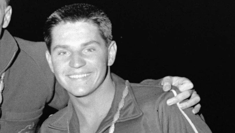 John Konrads stand bei den Olympischen Spielen 1960 in Rom dreimal auf dem Podest