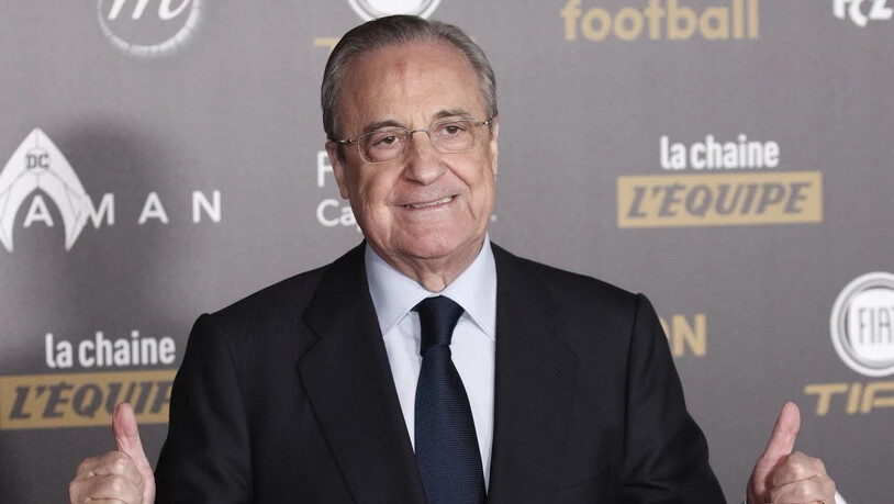 Real Madrids Präsident Florentino Perez bleibt guten Mutes