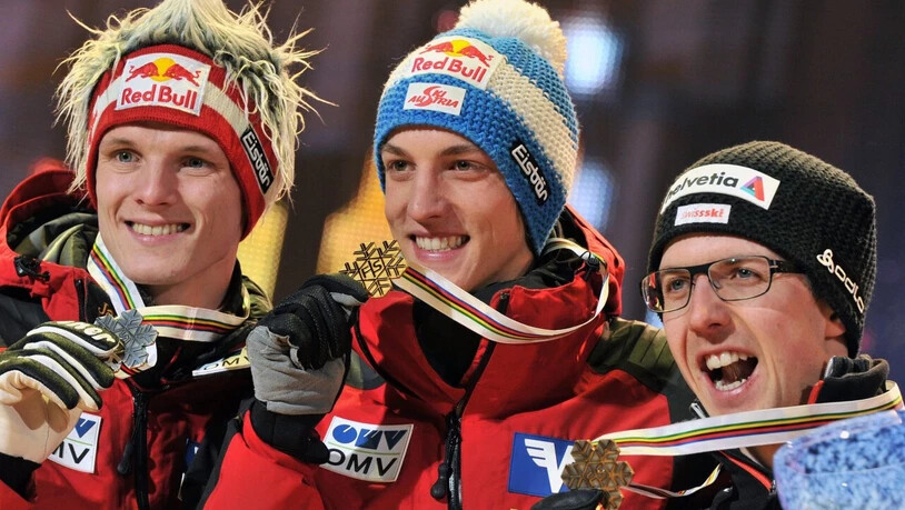 Schlierenzauers grösster Erfolg: 2011 wird er am Osloer Holmenkollen Weltmeister, vor Thomas Morgenstern und Simon Ammann
