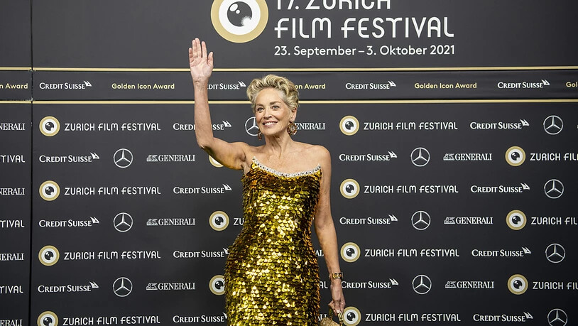US-Schauspielerin Sharon Stone am 17. Zurich Film Festival. Die Organisatoren werten die jüngste Ausgabe des Festivals als vollen Erfolg, es kamen 50 Prozent mehr Besucherinnen und Besucher als im Vorjahr.