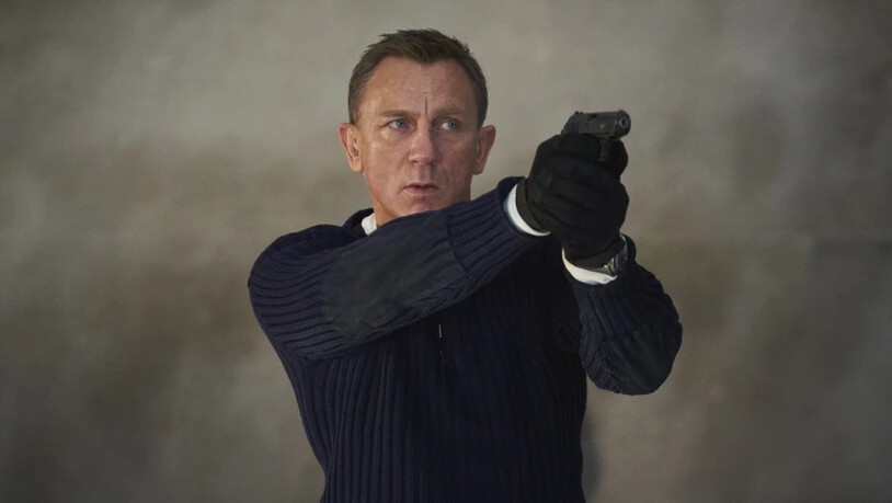 Daniel Craig in "No Time To Die": In Grossbritannien und Irland hat der Geheimagent mit seinem neuesten Streifen den Rekord an den Kinokassen gebrochen - nicht so in der Schweiz.