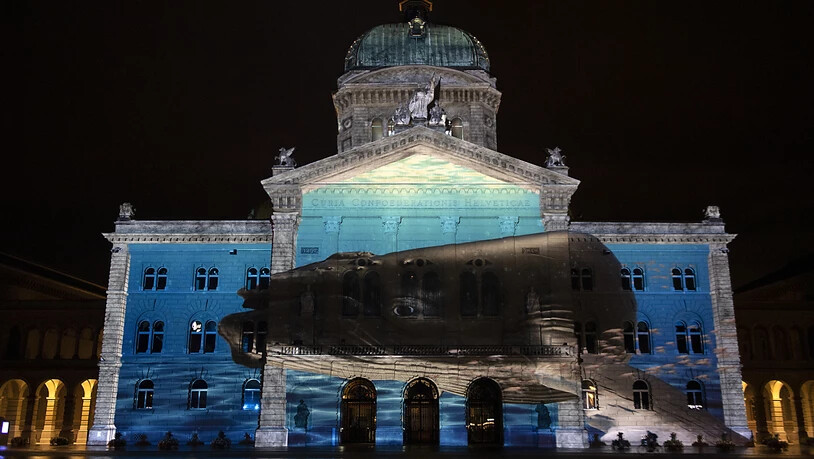 Das Lichtspektakel "Rendez-Vous Bundesplatz" findet 2021 zum zehnten Mal statt.