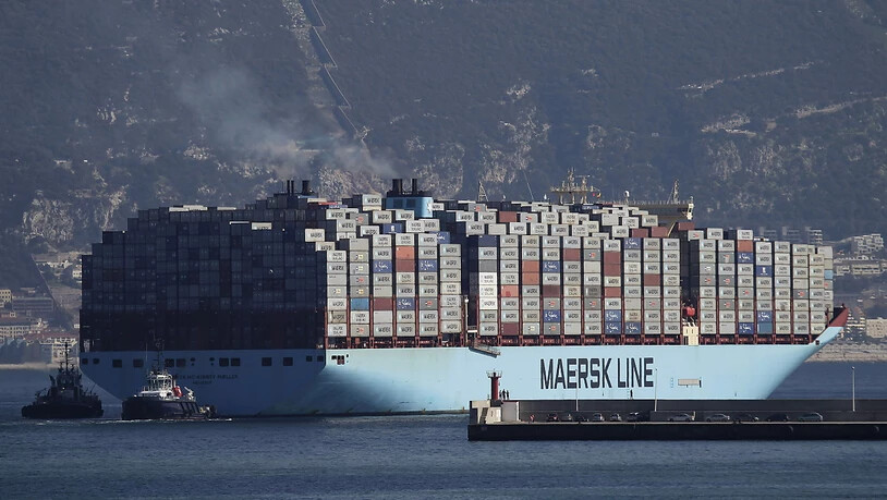 Die weltweit führende Reederei Maersk ist auf Rekordfahrt. Die Dänen haben im dritten Quartal dank der grossen Nachfrage so viel Geld verdient wie noch nie in einem einzigen Quartal.(Archivbild)
