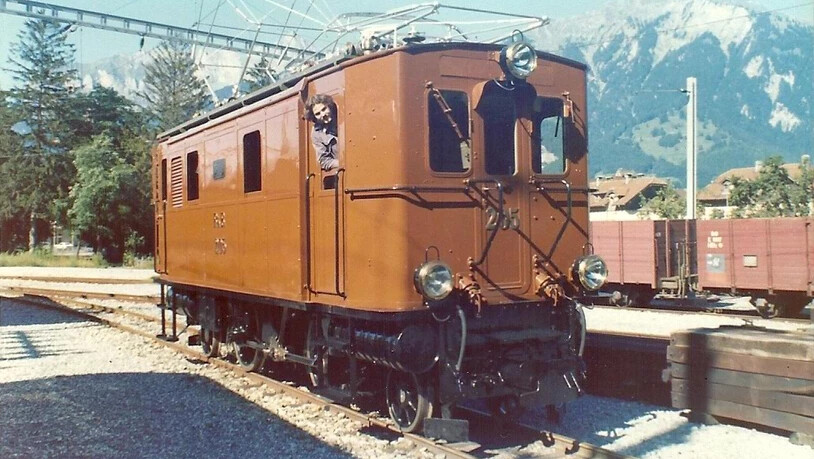 Die Lok 205 im Betrieb: Die Lokomotive war lange Zeit in Betrieb, bevor sie für acht Jahre stillstand.