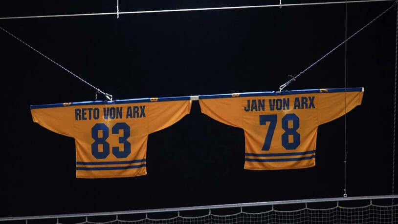 Machten sich unsterblich: Reto und Jan von Arx spielten beide rund 20 Jahre für den HC Davos.