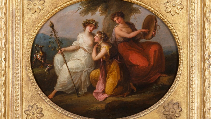 Das Bild «Die Bacchantinnen» (vor 1786) von Angelika Kauffmann. 