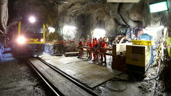 Der Neubau des Albulatunnels ist nach wie vor die grösste aktuelle Baustelle der Rhätischen Bahn.