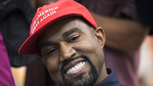 Will künftig nur noch "Ye" heissen: der US-Rapper Kanye Omari West. (Archivbild)