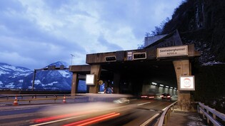 Das Tunnelportal des Seelisberg-Tunnels auf der Autobahn A2 in Beckenried NW. (Archivbild)