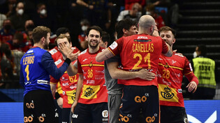 Spaniens Handballer freuen sich über den neuerlichen Einzug in den EM-Final