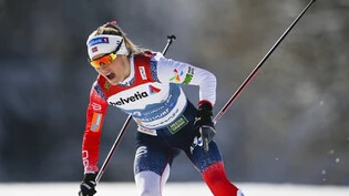 Erster Wettkampf nach Babypause: Die mehrfache Olympiasiegerin und Weltmeisterin Therese Johaug aus Norwegen startet am Engadin Frauenlauf.