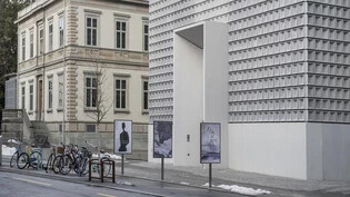 Das Bündner Kunstmuseum in Chur mit der Villa Planta.