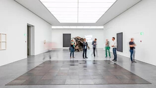Vom Systemdenken beeinflusst: In der Ausstellung «Immer anders, immer gleich» zeigt das Bündner Kunstmuseum unter anderem die Werke «10 x 10 Altstadt Square» von Carl Andre