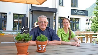 Sandra Flury und Beat Schittenhelm wollen mit dem «Trigonella» in Ennenda den Best-of-Swiss-Gastro-Award gewinnen.