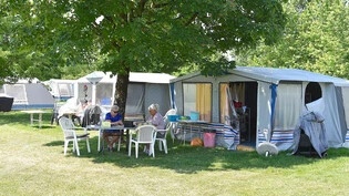 Begehrt: Camping heisst der Trend im Pandemie-Sommer 2020. Dies zeigt sich auch auf dem Joner Campingplatz Stampf.