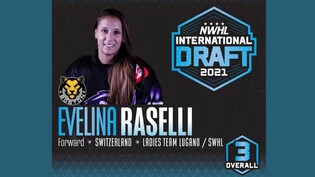 Evelina Raselli könnte die erste Schweizerin sein, die in der Nordamerikanischen Frauenhockeyliga spielen wird.