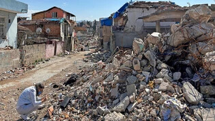 «Die Hälfte der Bauten ist eingestürzt, der Rest abbruchreif»: Die Innenstadt von Antakya ist fast vollständig zerstört.