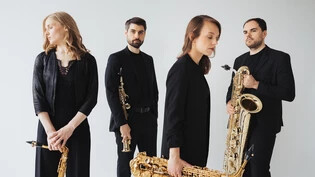Das Arcis Saxophon Quartett wird am ersten Tag des neuen Jahres zu hören sein.  